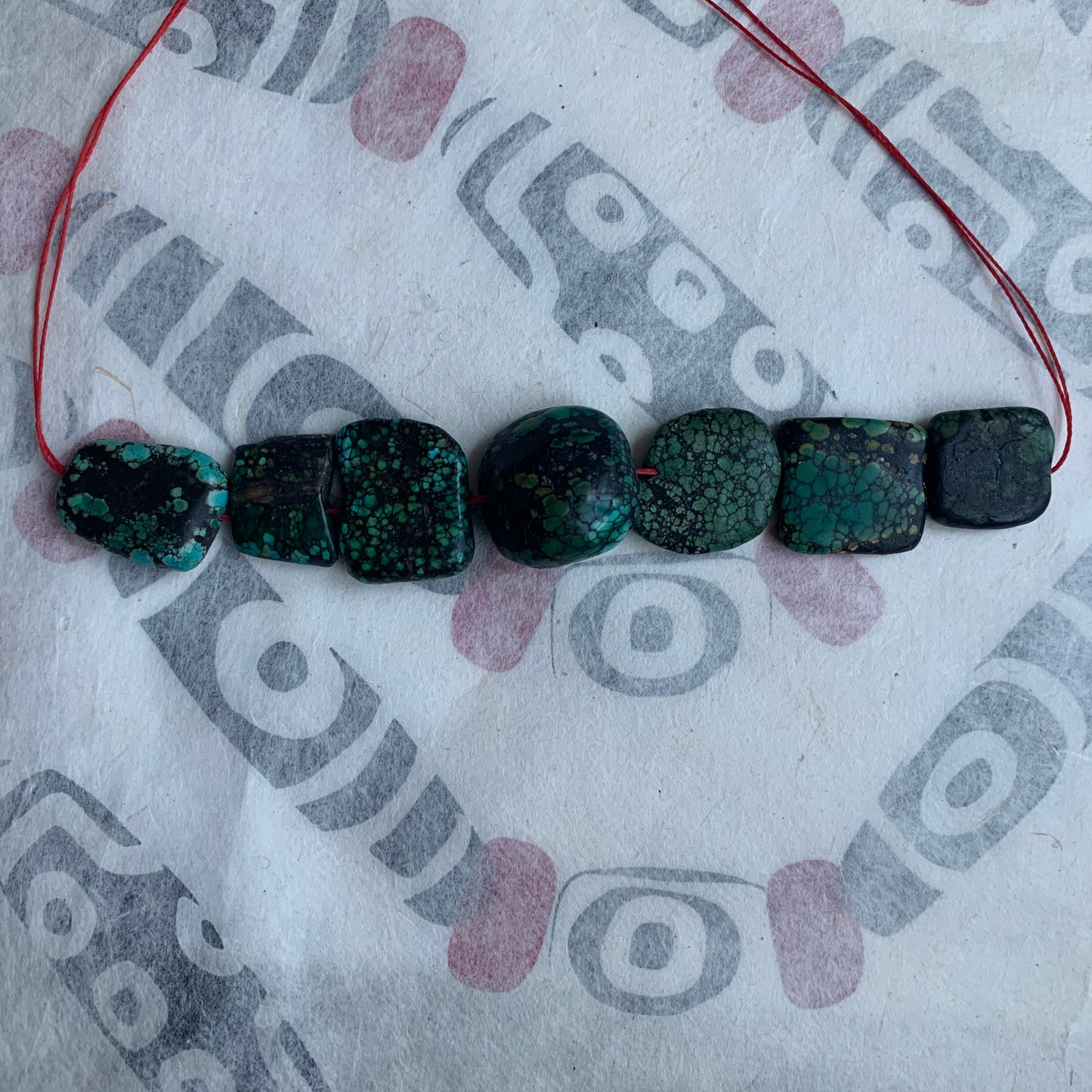Antique Tibetan Turquoise beads necklace