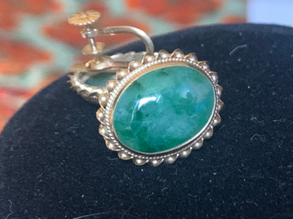Jade ear rings