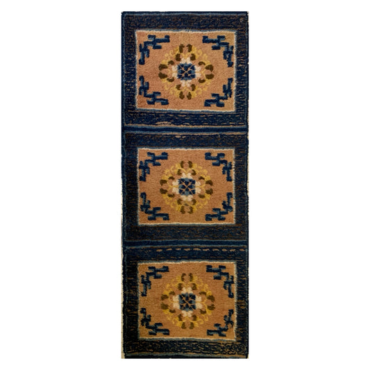 Antique Tibetan monastery rug