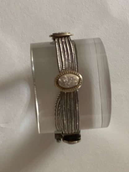 A vintage silver bracelet