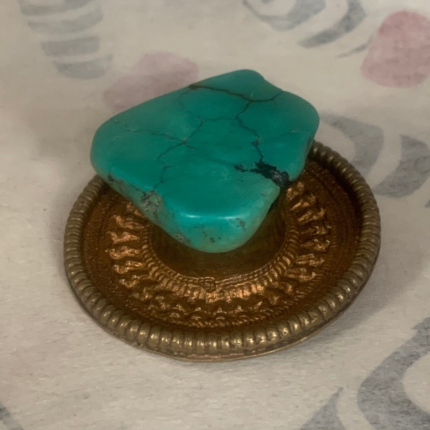 Turquoise hair ornament