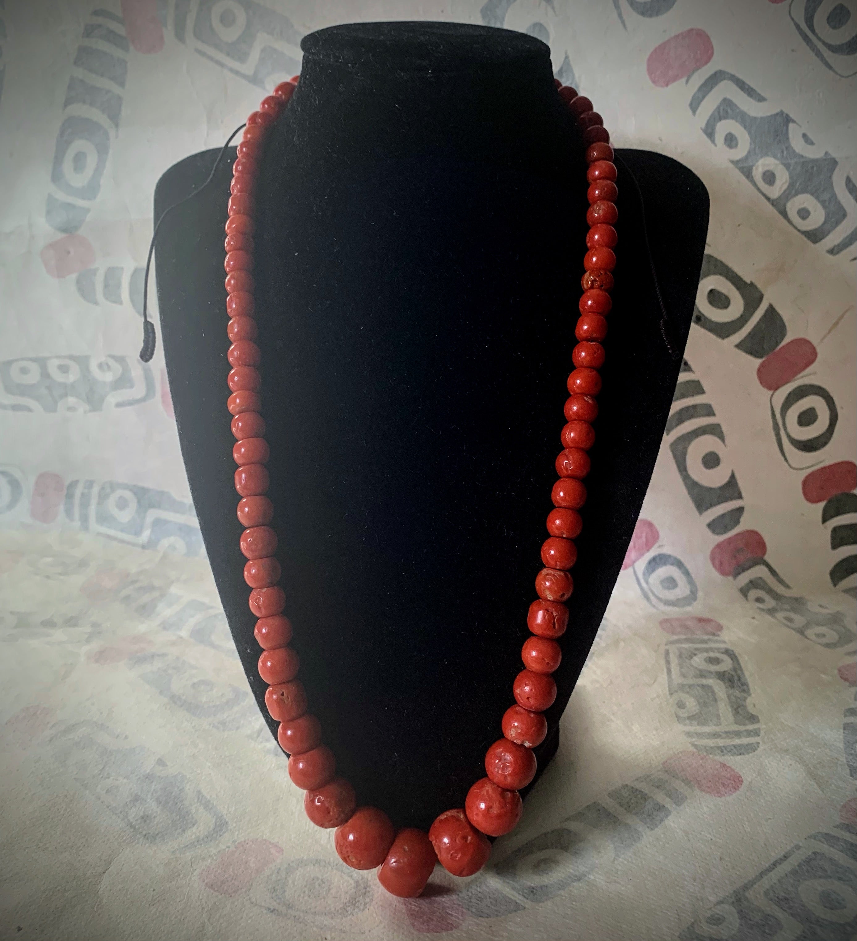 Buy Antique Victorian Red Coral Necklace. Natural Red Branch Coral Short  Necklace. Precious Coral Choker/collar Necklace, 16-1/2 Long Online in  India - Etsy