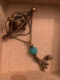 Vintage turquoise brooch