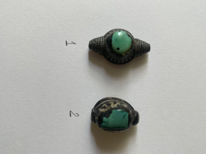 Antique Tibetan Turquoise hair beads
