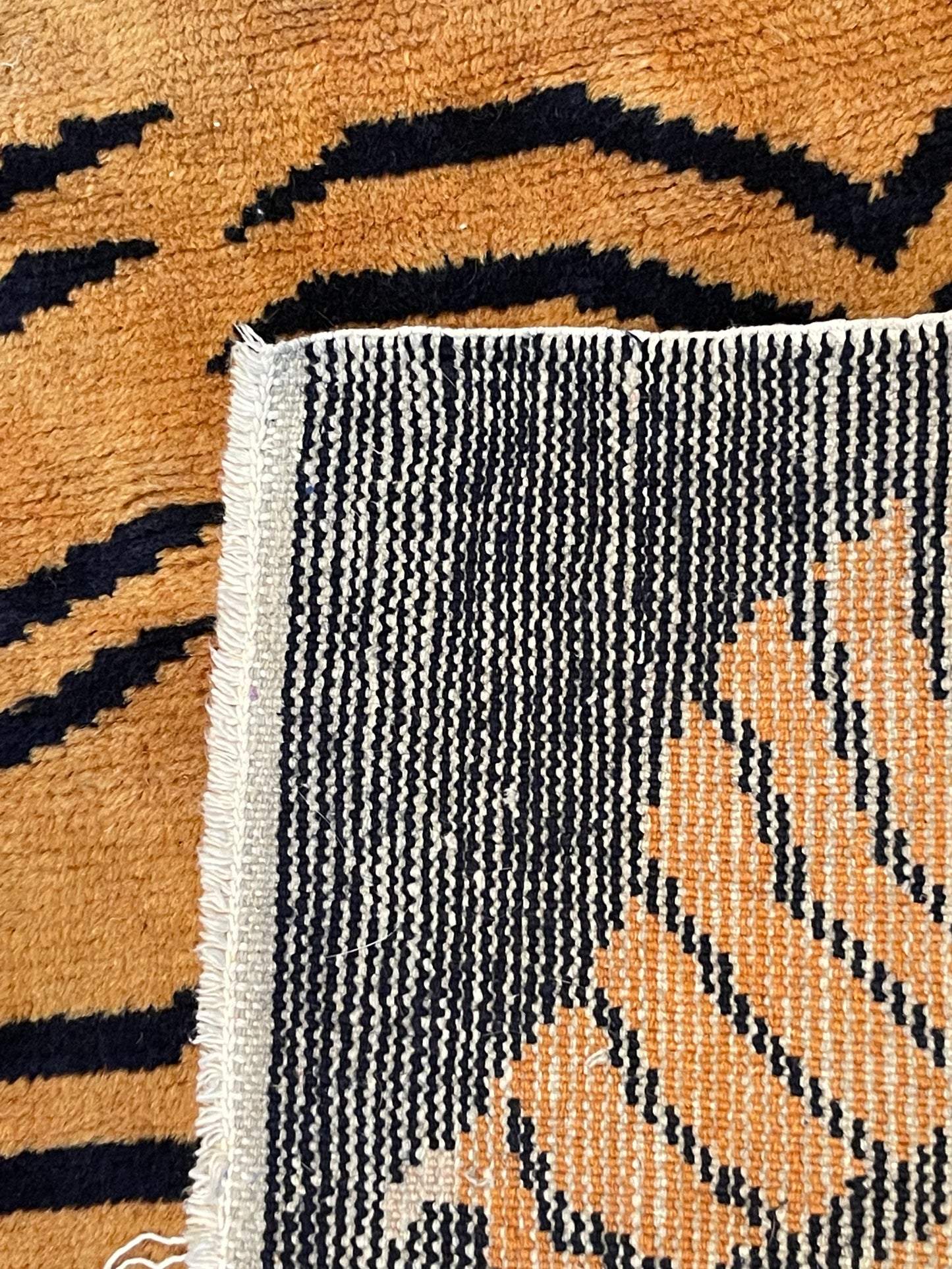 Vintage Tibetan Tiger rug