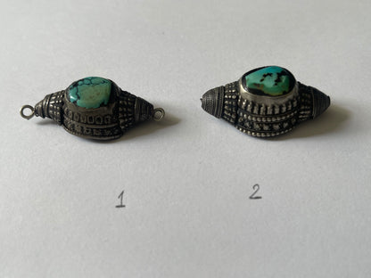 Antique Tibetan Turquoise hair beads