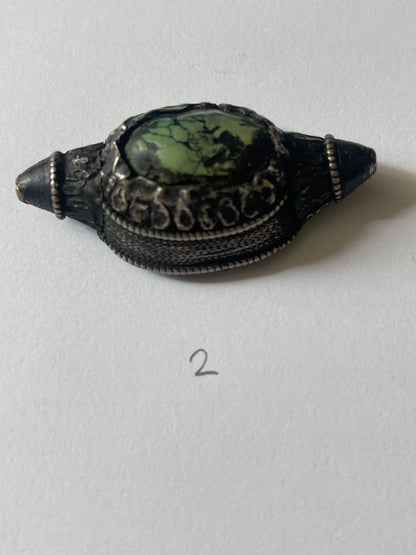 Antique Tibetan Turquoise hair beads