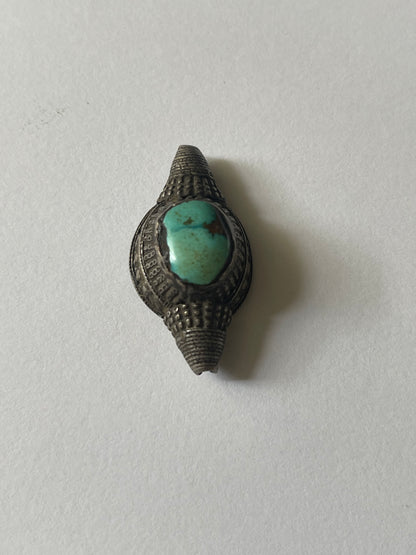 Antique Tibetan Turquoise hair beads
