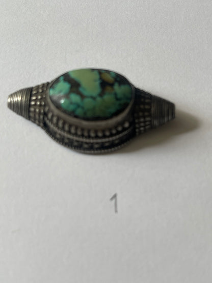 Antique Tibetan Turquoise hair beads