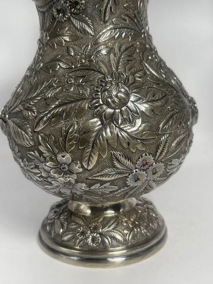 Early 20th C., antique hand chased pitcher