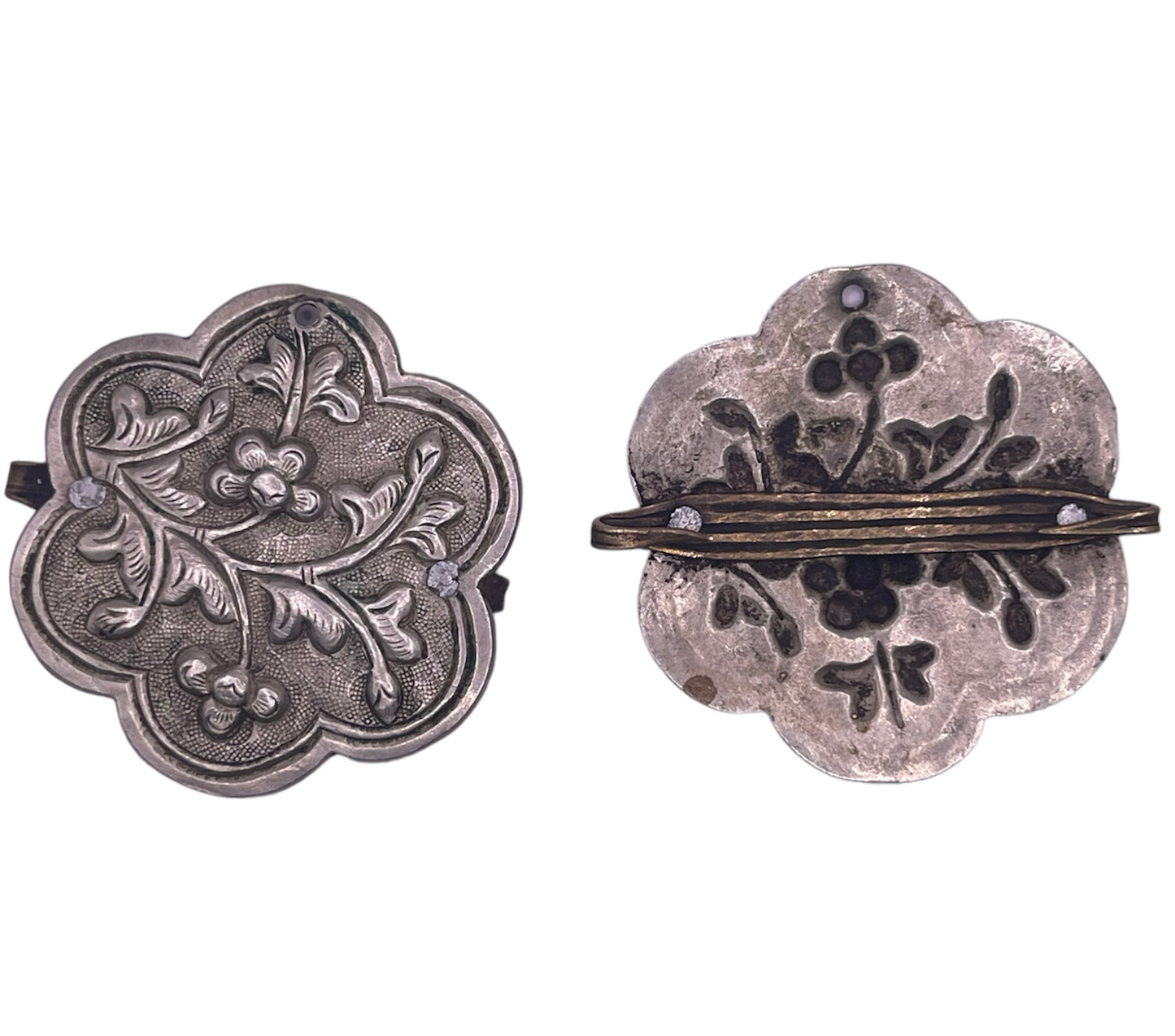 Antique Tibetan belt fasteners