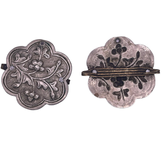 Antique Tibetan belt fasteners