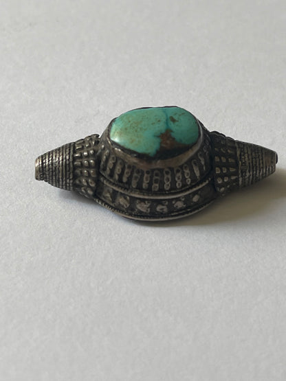 Antique Tibetan Turquoise hair beads