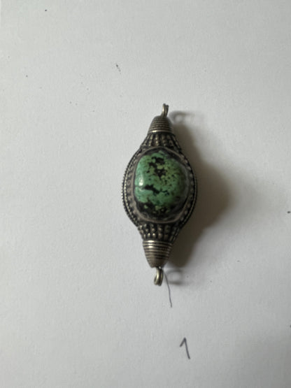 Antique Tibetan Turquoise hair beads