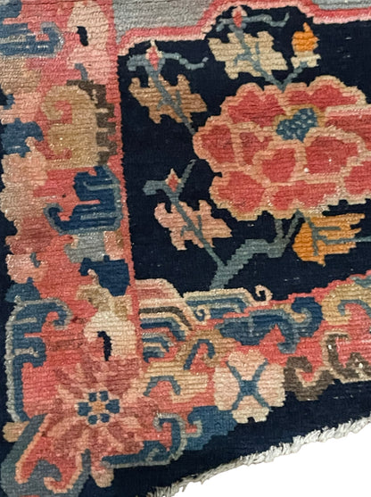 An antique Tibetan saddle rug