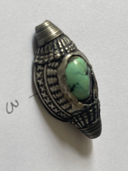 Antique Tibetan Turquoise hair beads