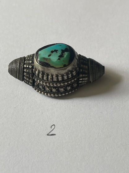 Antique Tibetan Turquoise hair beads
