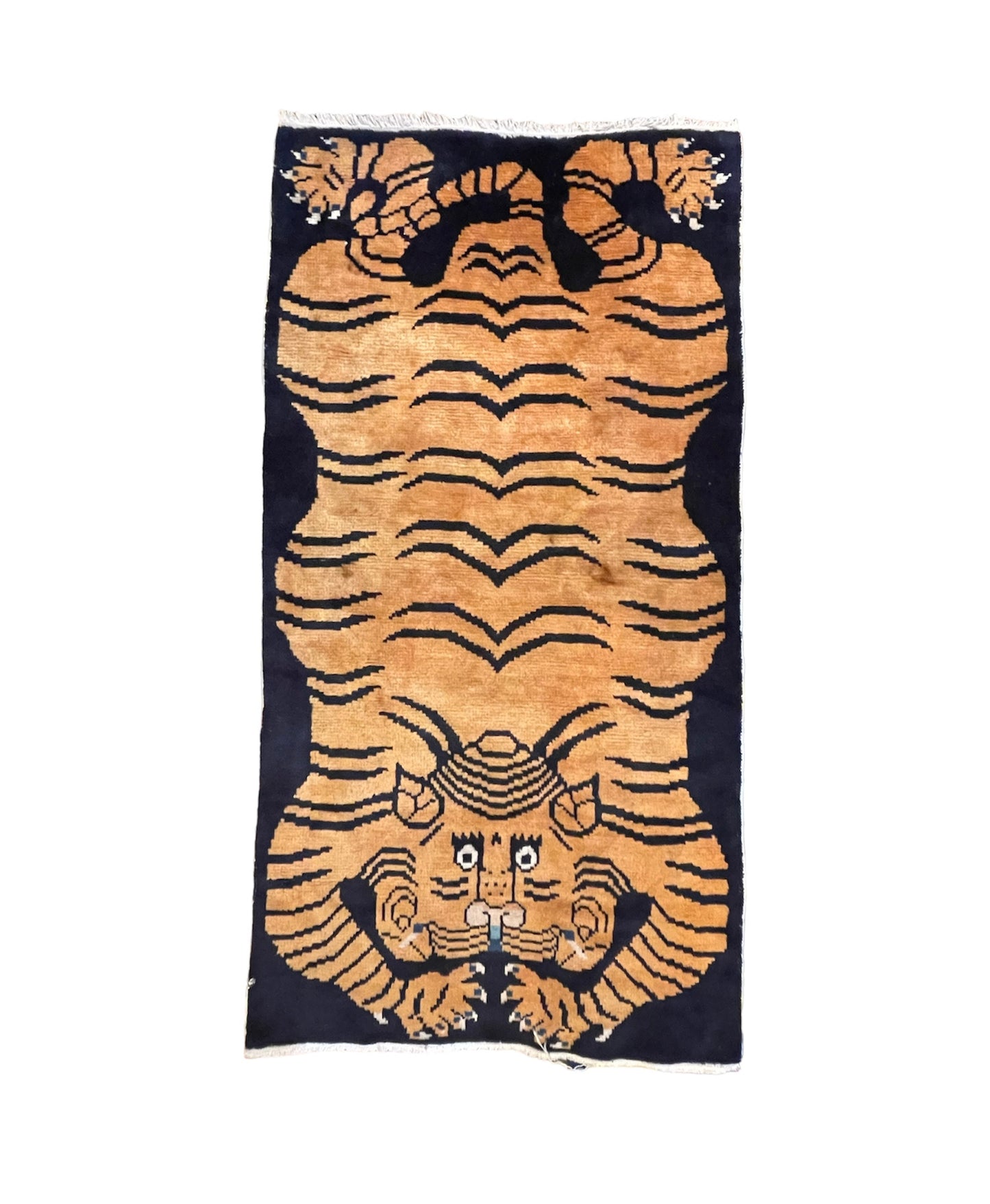 Vintage Tibetan Tiger rug
