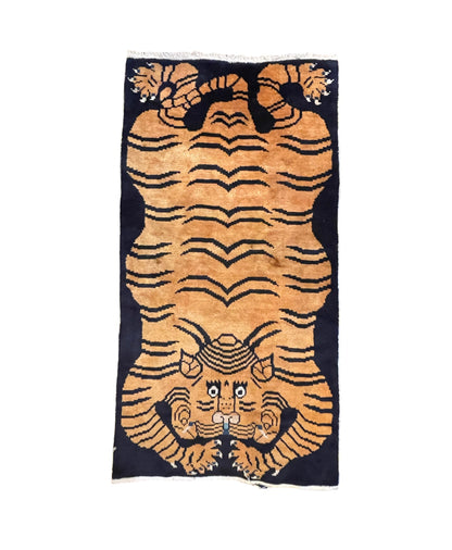 Vintage Tibetan Tiger rug