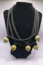 Necklace with vintage shou beads
