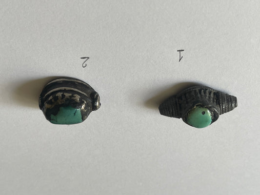 Antique Tibetan Turquoise hair beads