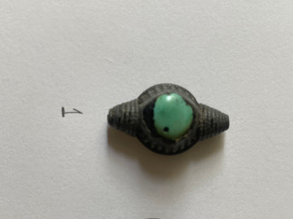 Antique Tibetan Turquoise hair beads