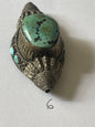 Antique Tibetan Turquoise hair beads