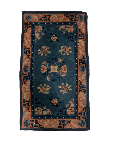A vintage Chinese art-deco rug