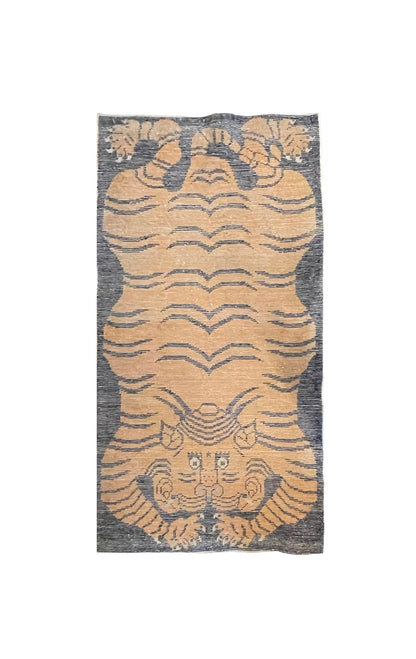 Vintage Tibetan Tiger rug