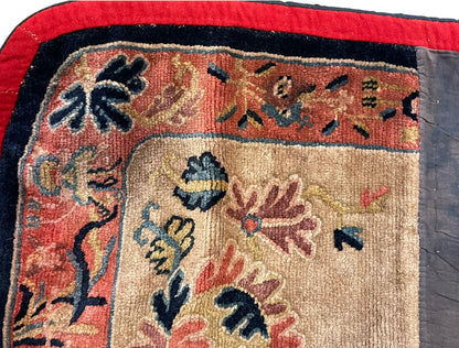 An antique Tibetan meditation rug