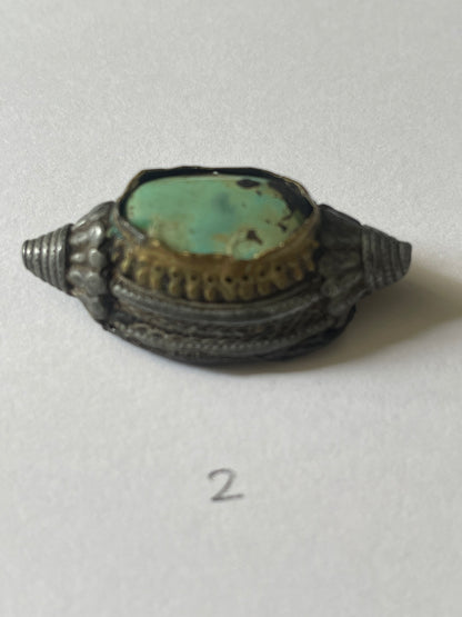 Antique Tibetan Turquoise hair beads