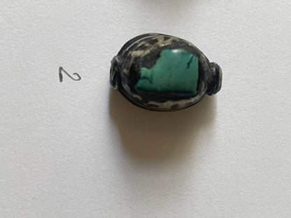 Antique Tibetan Turquoise hair beads