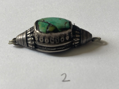 Antique Tibetan Turquoise hair beads