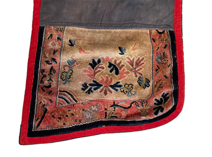 An antique Tibetan meditation rug